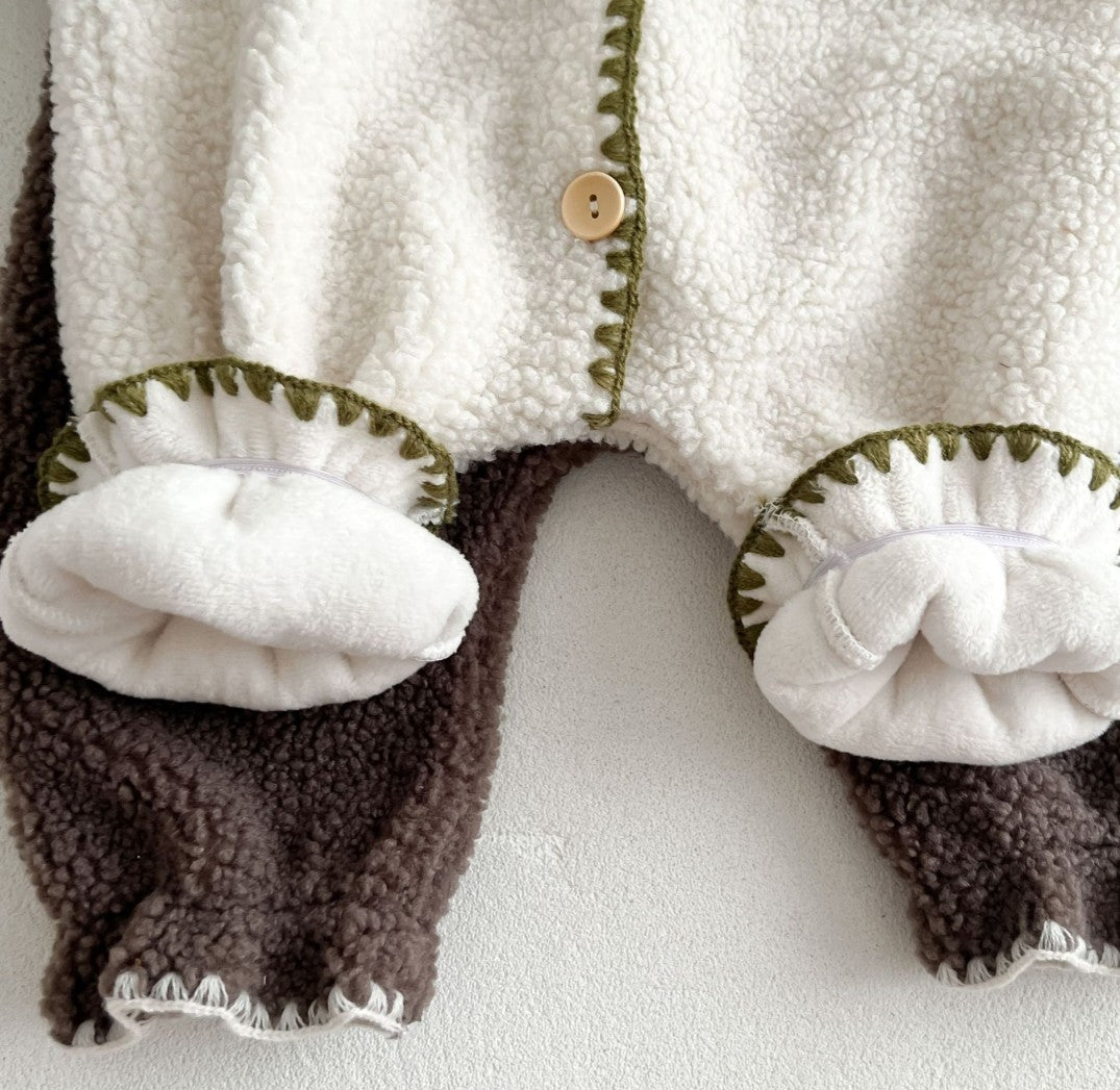Fleece-Lined Baby Romper