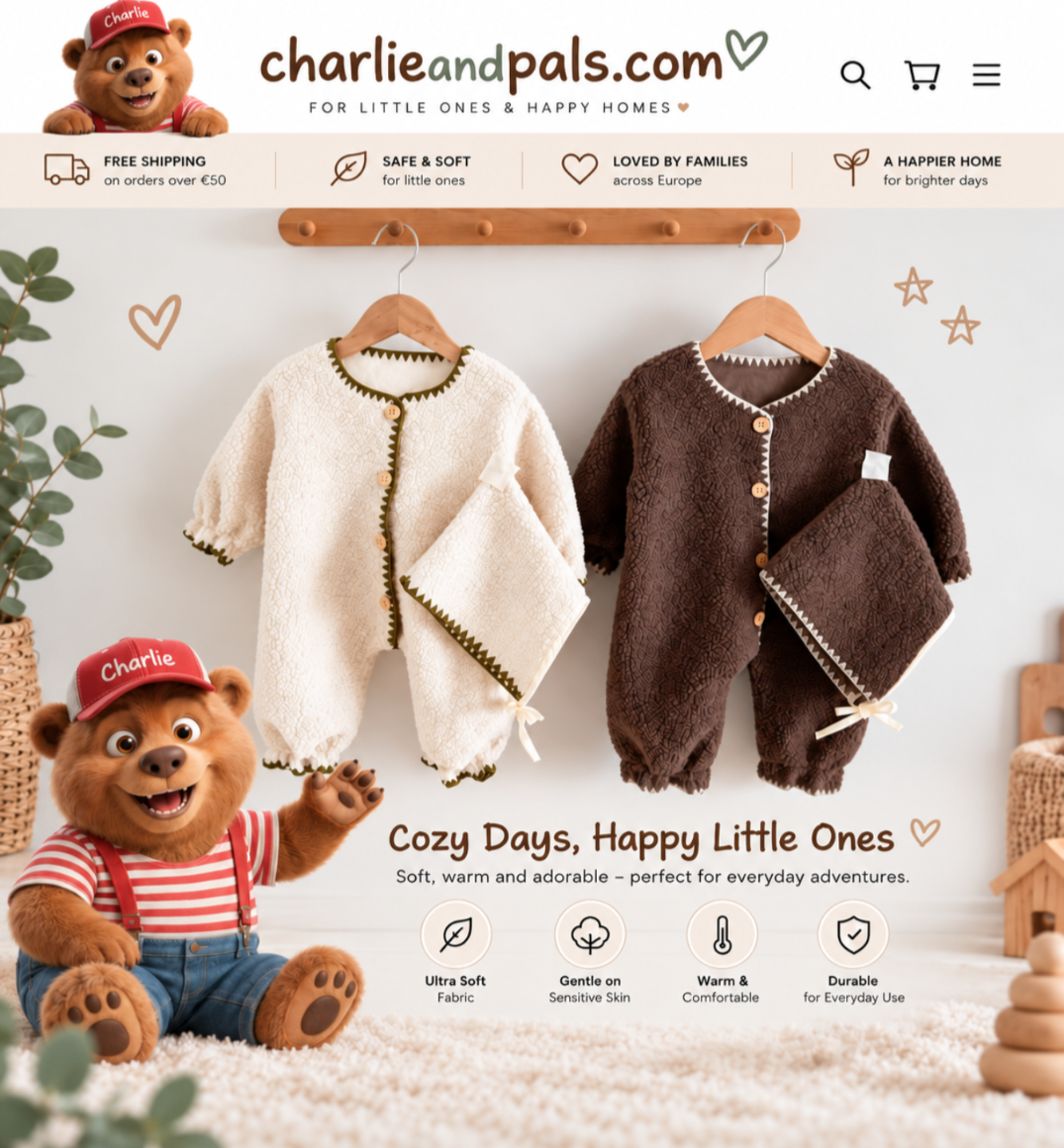 Fleece-Lined Baby Romper