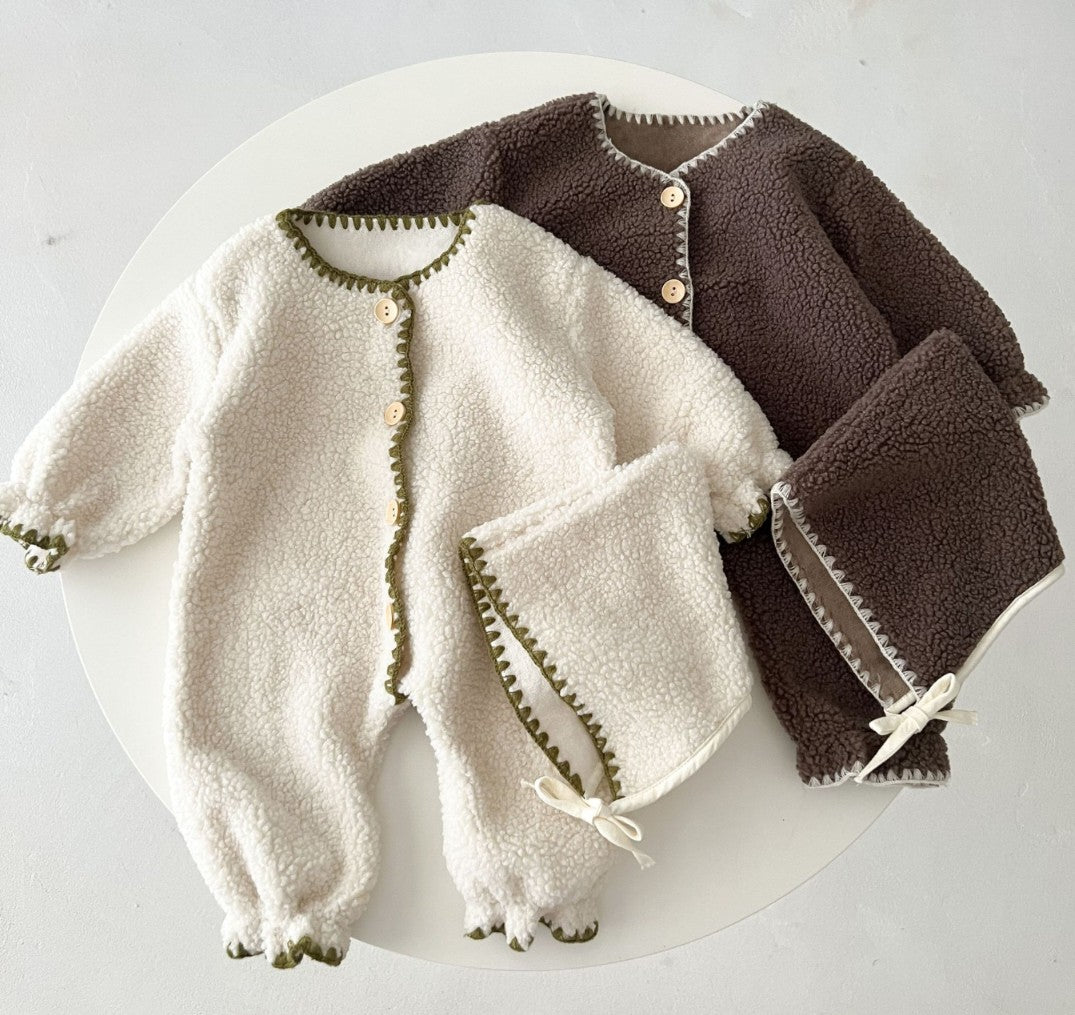 Fleece-Lined Baby Romper