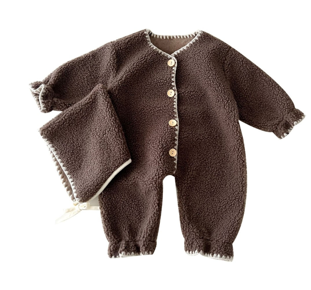 Fleece-Lined Baby Romper